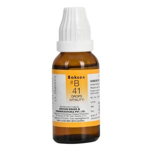 Bakson's Homeopathy B41 Drops | Swadesiicart