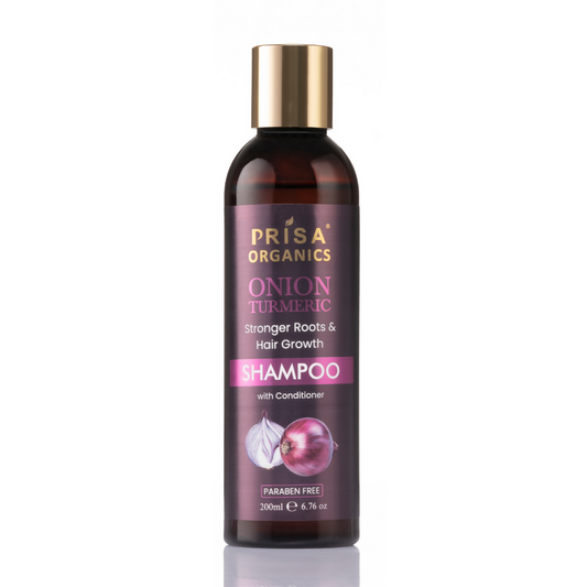 Prisa Organics Onion & Turmeric Shampoo - Distacart