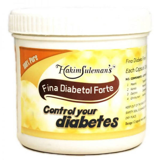 Hakim Suleman's Fina Diabetol Forte Capsules | Swadesiicart