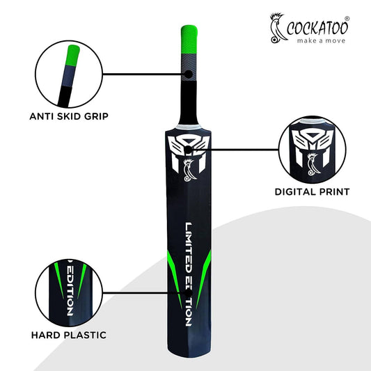 Cockatoo Destructor Plastic Cricket Bat - Swadesiicart