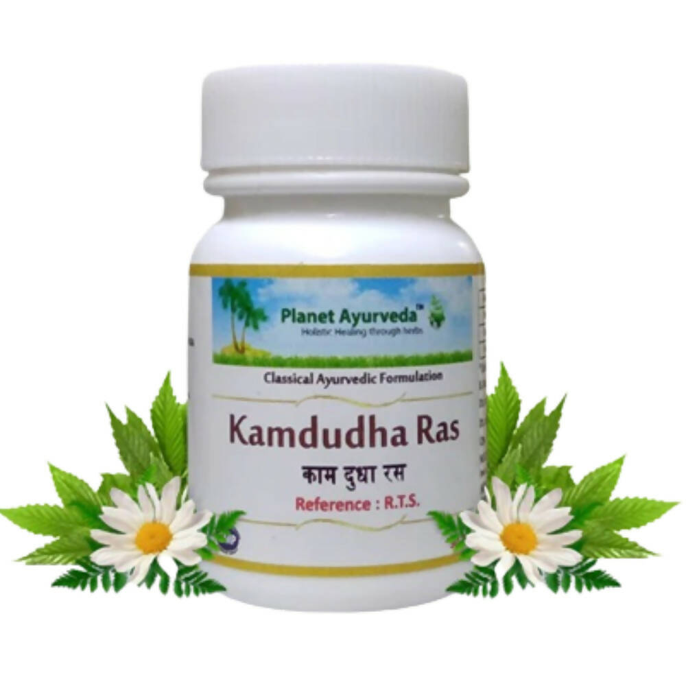 Planet Ayurveda Kamdudha Ras Pills | Swadesiicart
