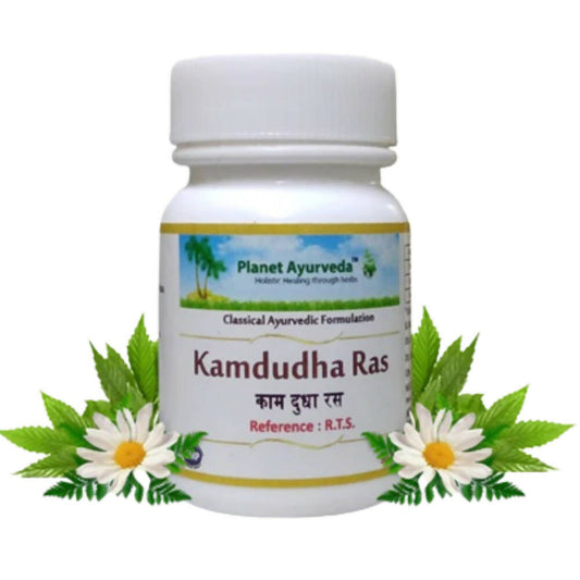 Planet Ayurveda Kamdudha Ras Pills | Swadesiicart