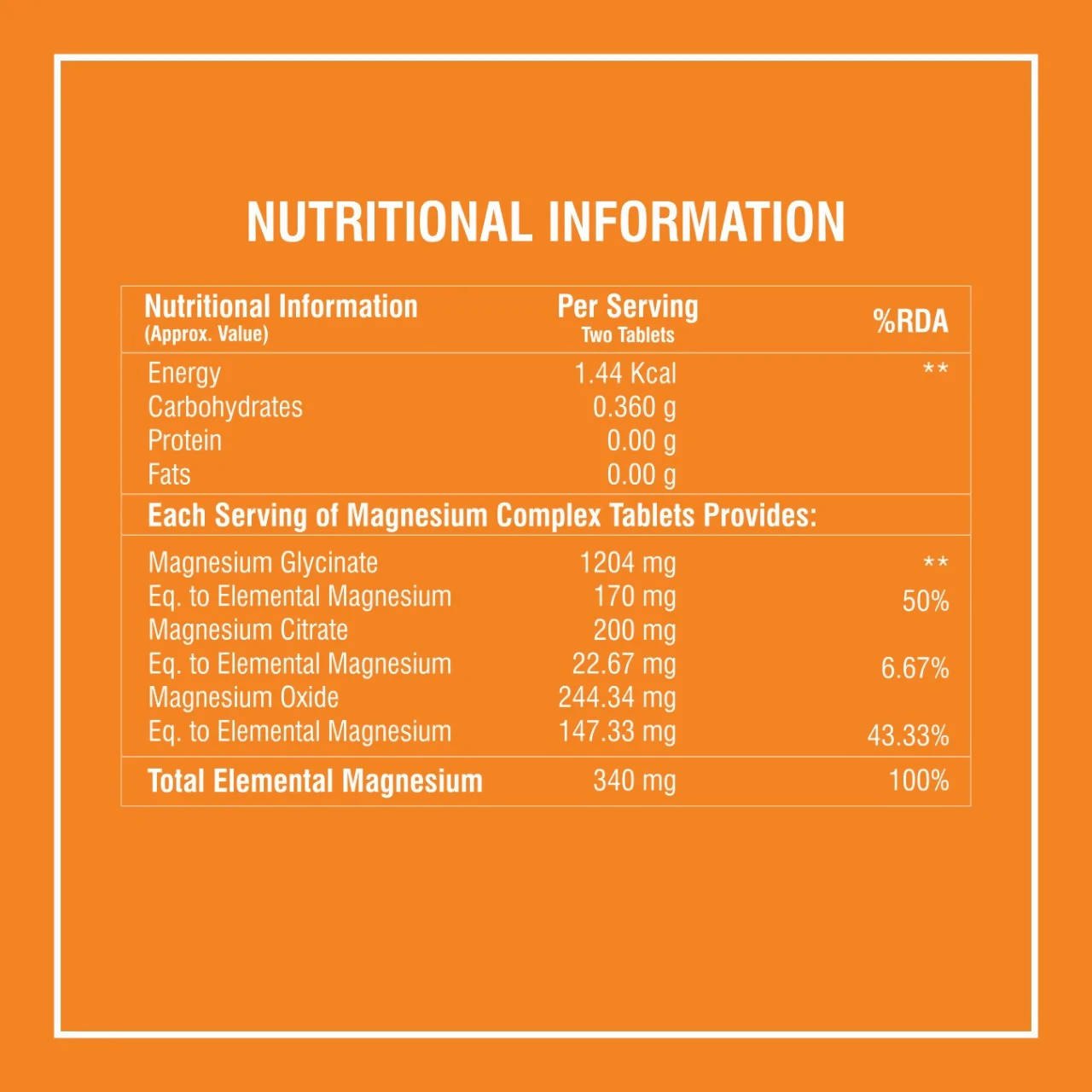 Boldfit Magnesium Complex 824mg Tablets | Swadesiicart
