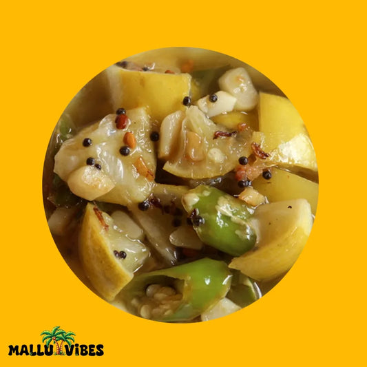 Mallu Vibes Home Made White Lemon Pickle - Swadesiicart