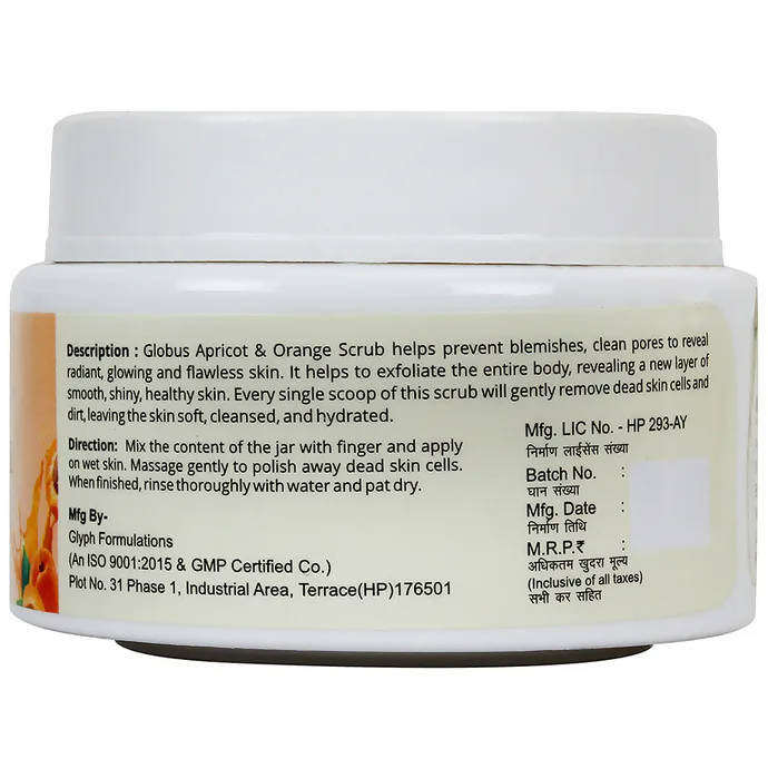 Globus Naturals Apricot & Orange Face & Body Scrub - Distacart