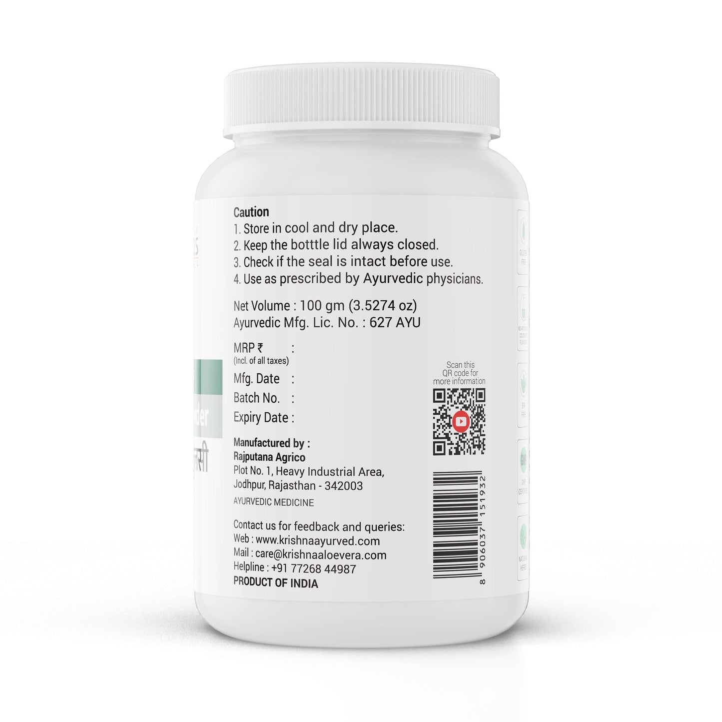 Krishna'S Herbal & Ayurveda Tulsi Powder | Swadesiicart
