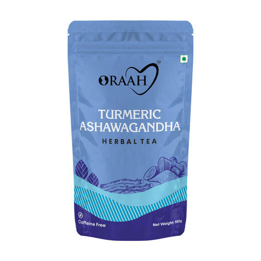 Oraah Turmeric Ashwagandha Herbal Tea | Swadesiicart
