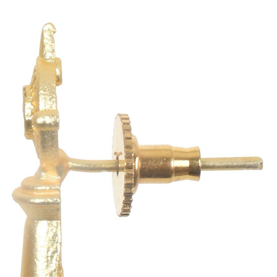 Joban Fashion Women Matte Gold Brass Earrings | Swadesiicart