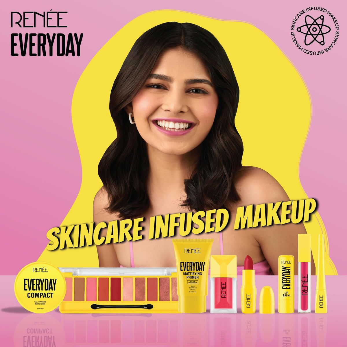 Renee Everyday Tinted Lip Balm - Cherry Berry, Moisturizes & Protects with SPF 30