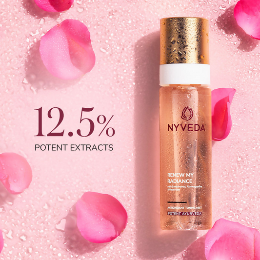 Nyveda Renew My Radiance Antioxidant Toning Mist With Rose Water | Swadesiicart