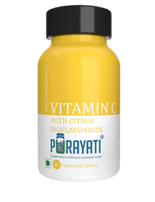 Purayati Vitamin C with Citrus Bioflavonoids Tablets | Swadesiicart
