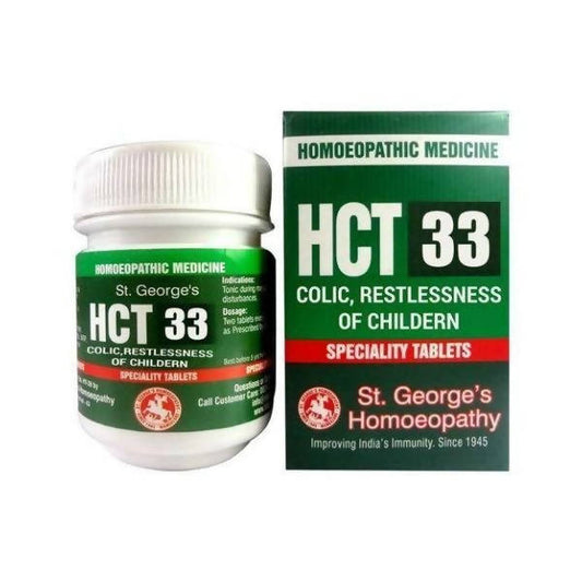 St. George's Homeopathy HCT 33 Tablets | Swadesiicart