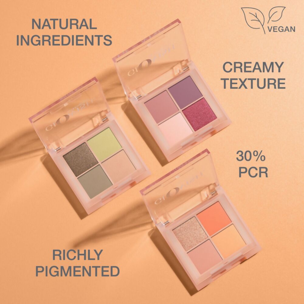 Huda Beauty Glowish Micro Mini Natural Eyeshadow Palette - Moss | Swadesiicart