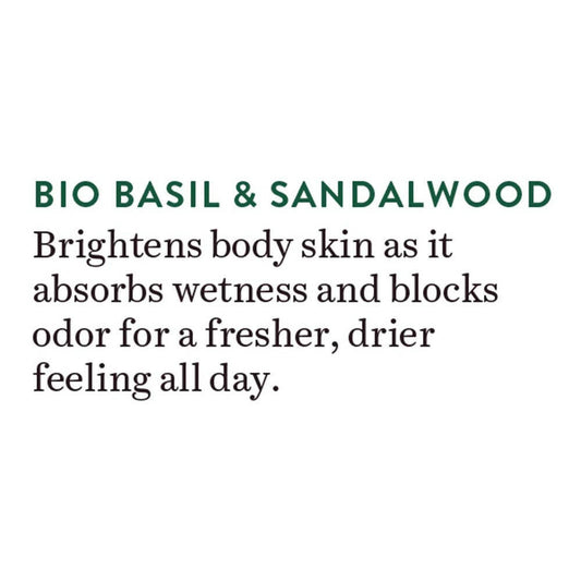 Biotique Basil & Sandalwood Refreshing Body Powder - Swadesiicart