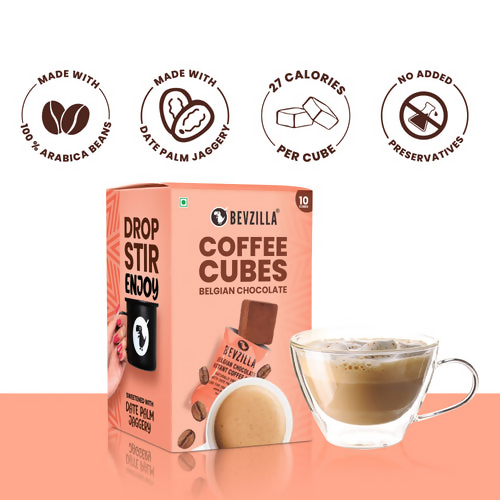 Bevzilla Chocolate & Mocha + Belgian Chocolate Coffee Cubes | Swadesiicart