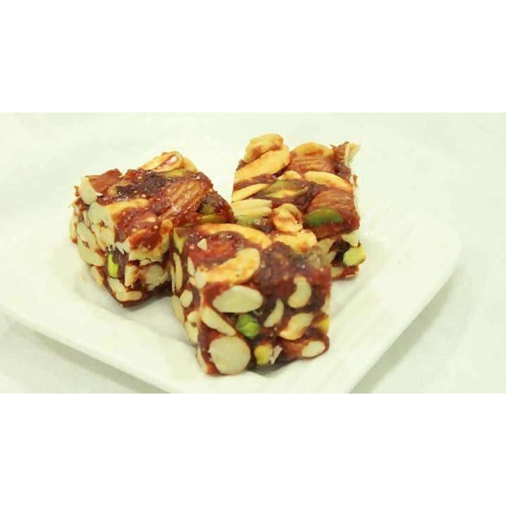Vellanki Foods Sugar Free Dry Fruit Burfi | Dry Fruit Burfi Without Sugar - Swadesiicart