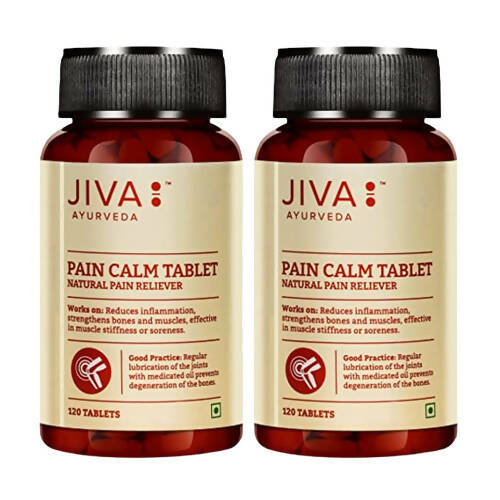 Jiva Ayurveda Pain Calm Tablets - Swadesiicart
