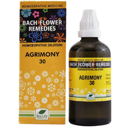 New Life Homeopathy Bach Flower Remedies Agrimony Dilution | Swadesiicart