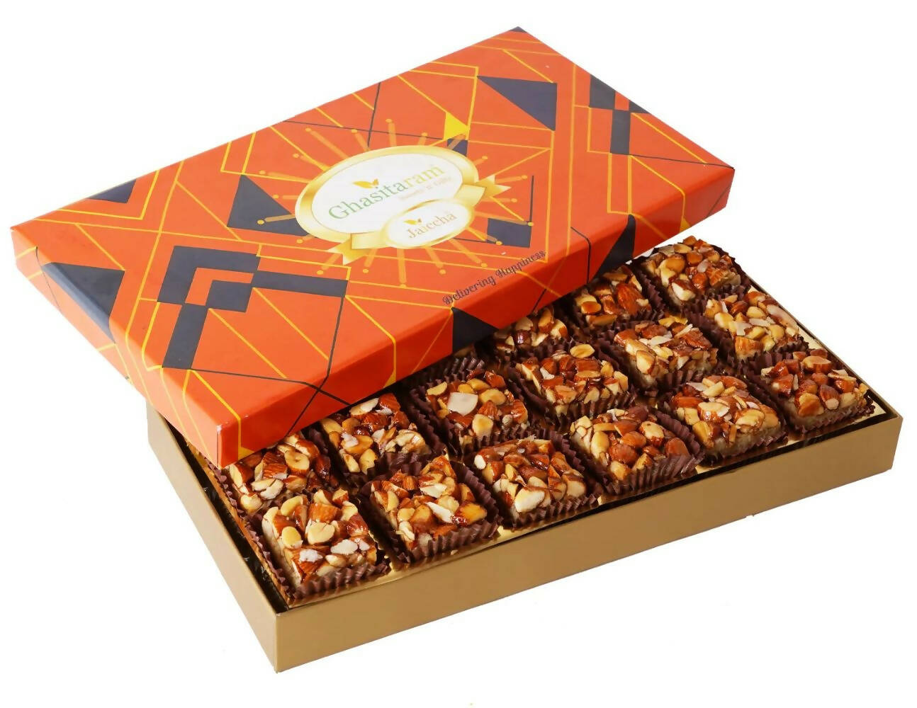 Ghasitaram Sugarfree Almond Delight in Premium Box | Swadesiicart