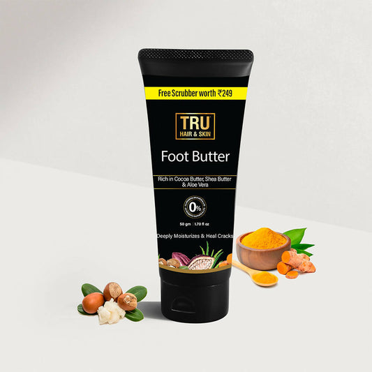 Tru Hair & Skin Foot Butter For Cracked Heels