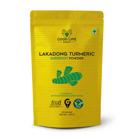 Good Lyfe Project Organic Lakadong Turmeric Superoot Powder | Swadesiicart