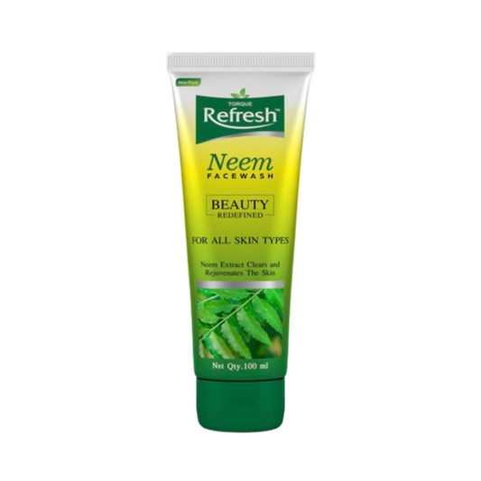 Torque's Refresh Neem Face Wash Cleanses And Soothes Skin - Swadesiicart