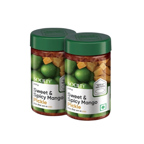 Society Sweet & Spicy Mango Pickle Jar | Swadesiicart