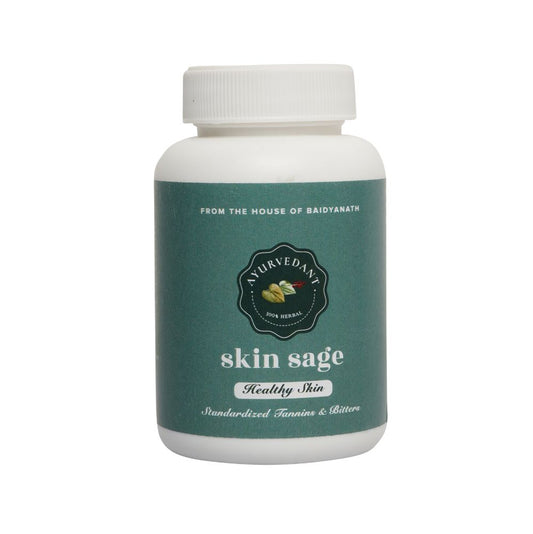Baidyanath Jhansi Ayurvedant Skin Sage Capsules - Swadesiicart