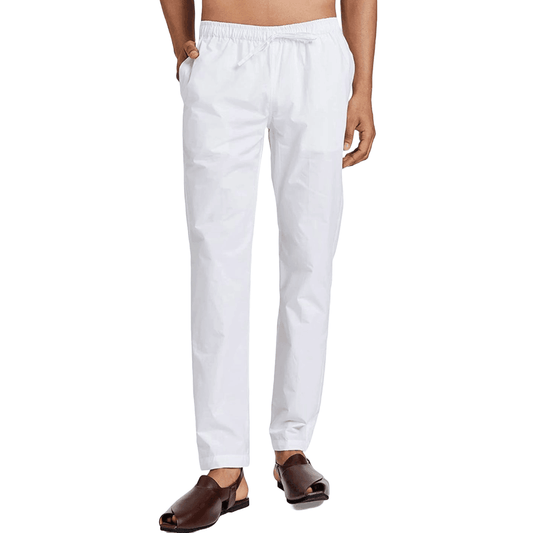 Fabmade Elevate Your Loungewear Game With The Stylish White Pyjama | Swadesiicart