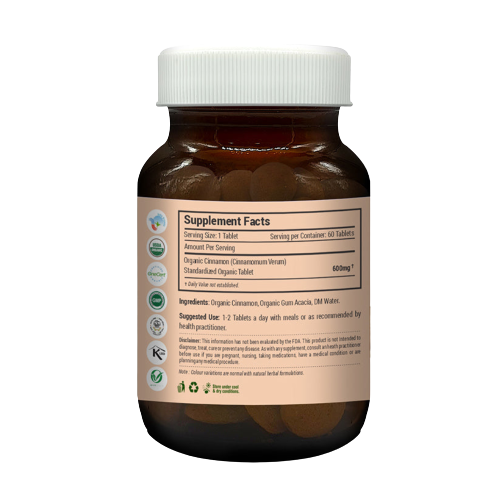 Just Jaivik Organic Cinnamon Tablets - Swadesiicart