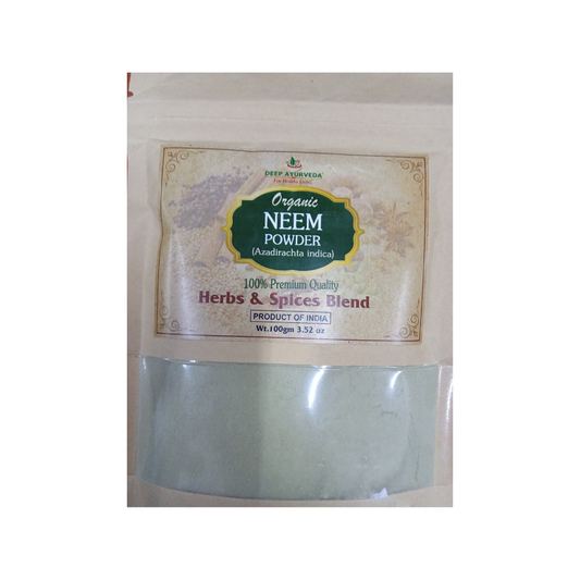 Deep Ayurveda Organic Neem Powder - DEEP AYURVEDA