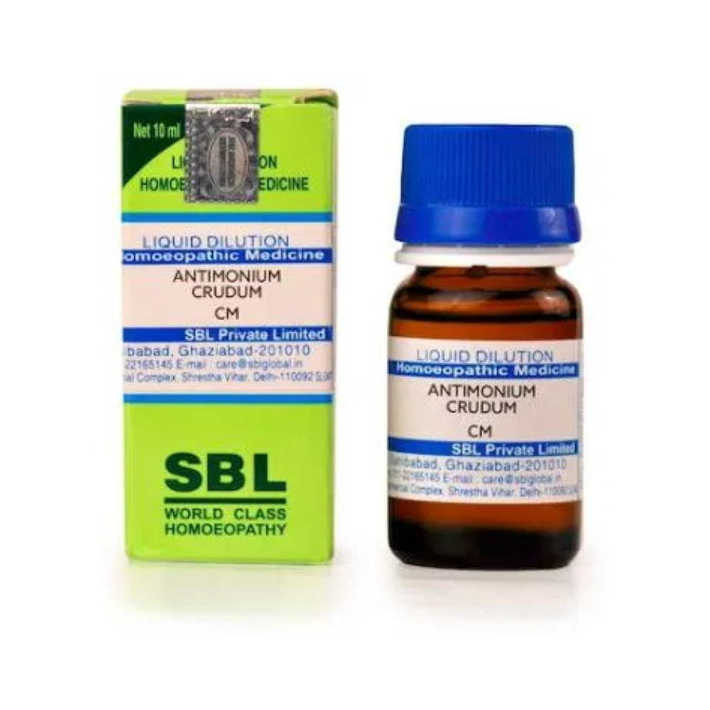 SBL Homeopathy Antimonium Crudum Dilution - Swadesiicart