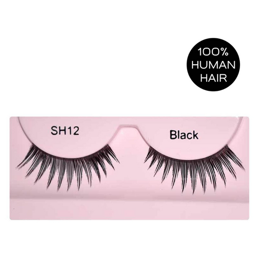 Glamgals Hollywood-U.S.A Stylish Black Soft Thick Reusable False Eye Lashes For Women - Limited Time Offer - Glamgals