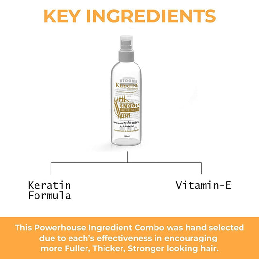 Keratine Professional Smooth Shine Hair Serum - Swadesiicart