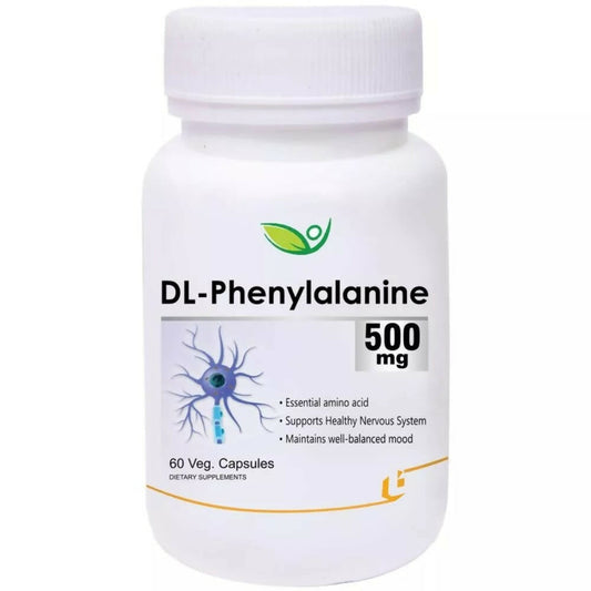 Biotrex Dl Phenylalanine 500mg Veg Capsules | Swadesiicart