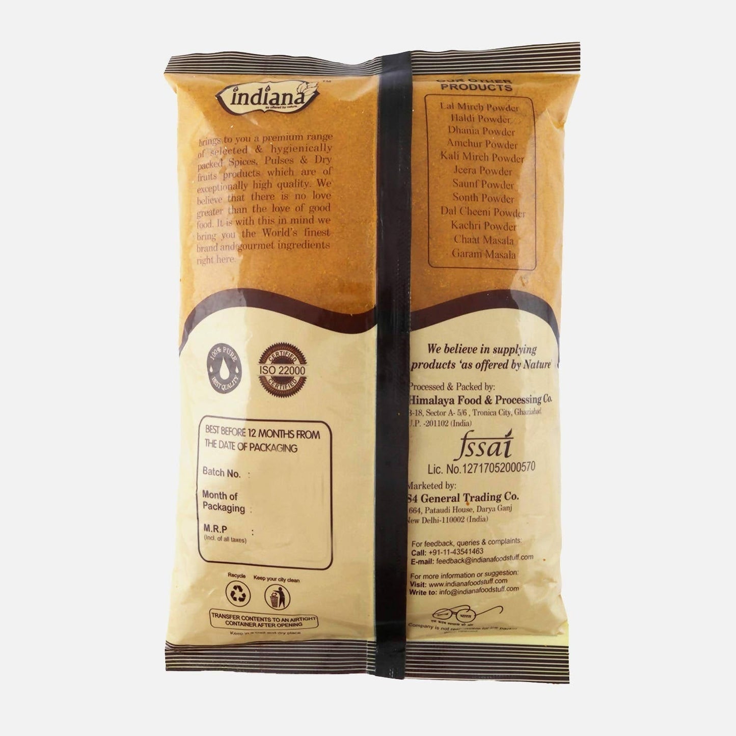 Indiana Yellow Chilli Powder Peeli Mirch Powder - Swadesiicart