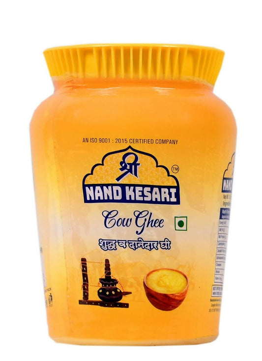 Shri Nand Kesari Pure Cow Desi Ghee | Vedic Bilona Method | Churned From Curd | Cow Ghee Pure, Healthy & Natural - Swadesiicart