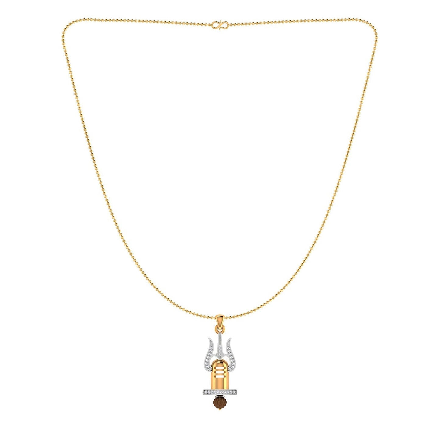 trueBrowns X Voylla Trishul with Rudraksh Rakhi-Pendant | Swadesiicart
