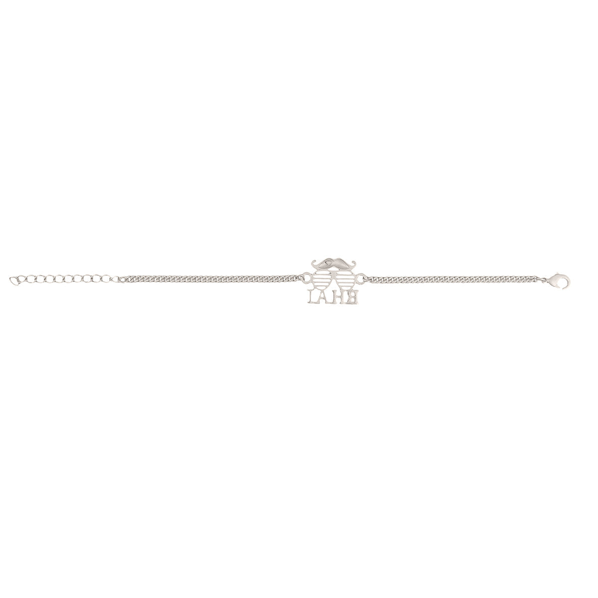 trueBrowns Exclusive Silver Plated BHAI Bracelet Style Rakhi | Swadesiicart