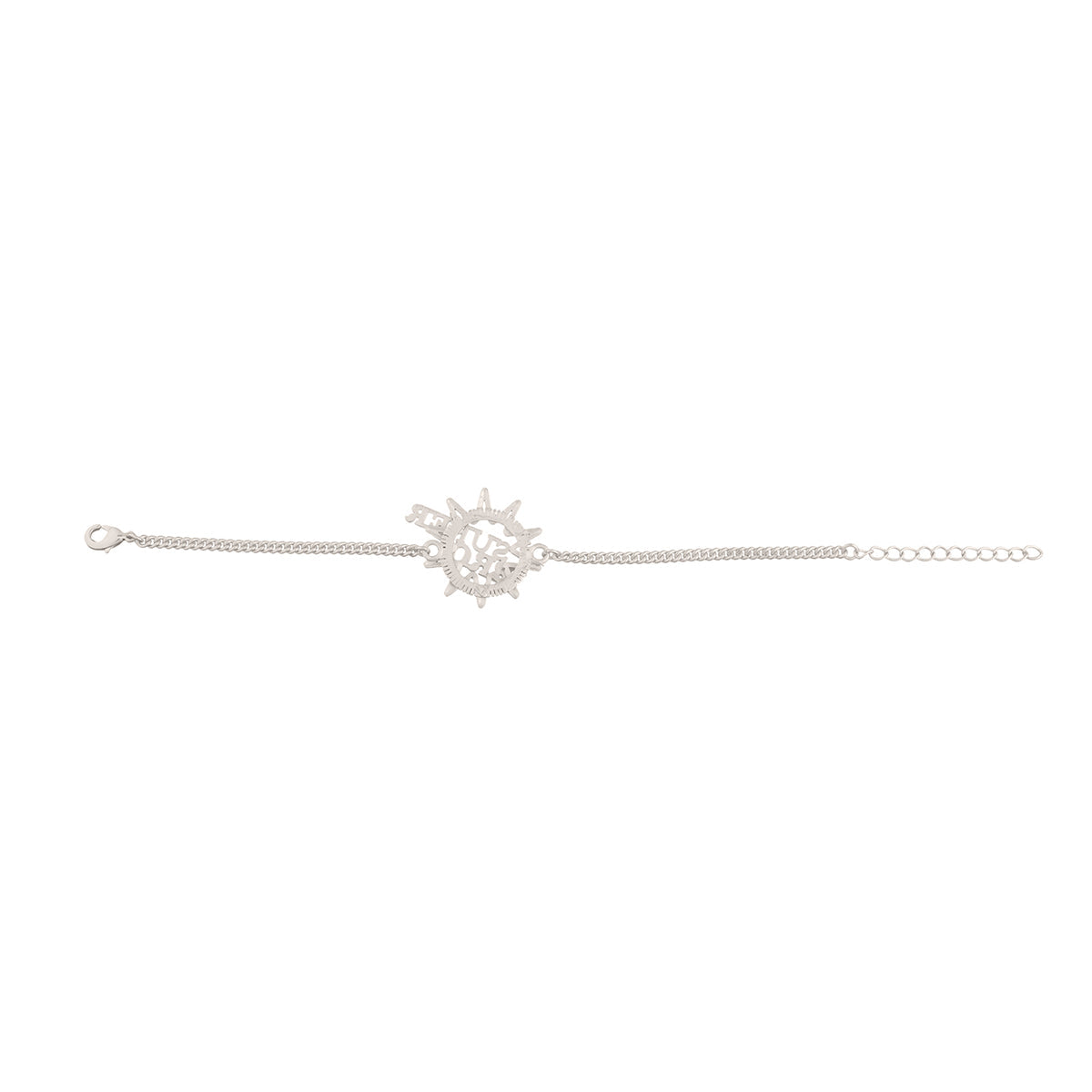 trueBrowns X Voylla Stylish Super Bro Silver Plated Bracelet Rakhi | Swadesiicart