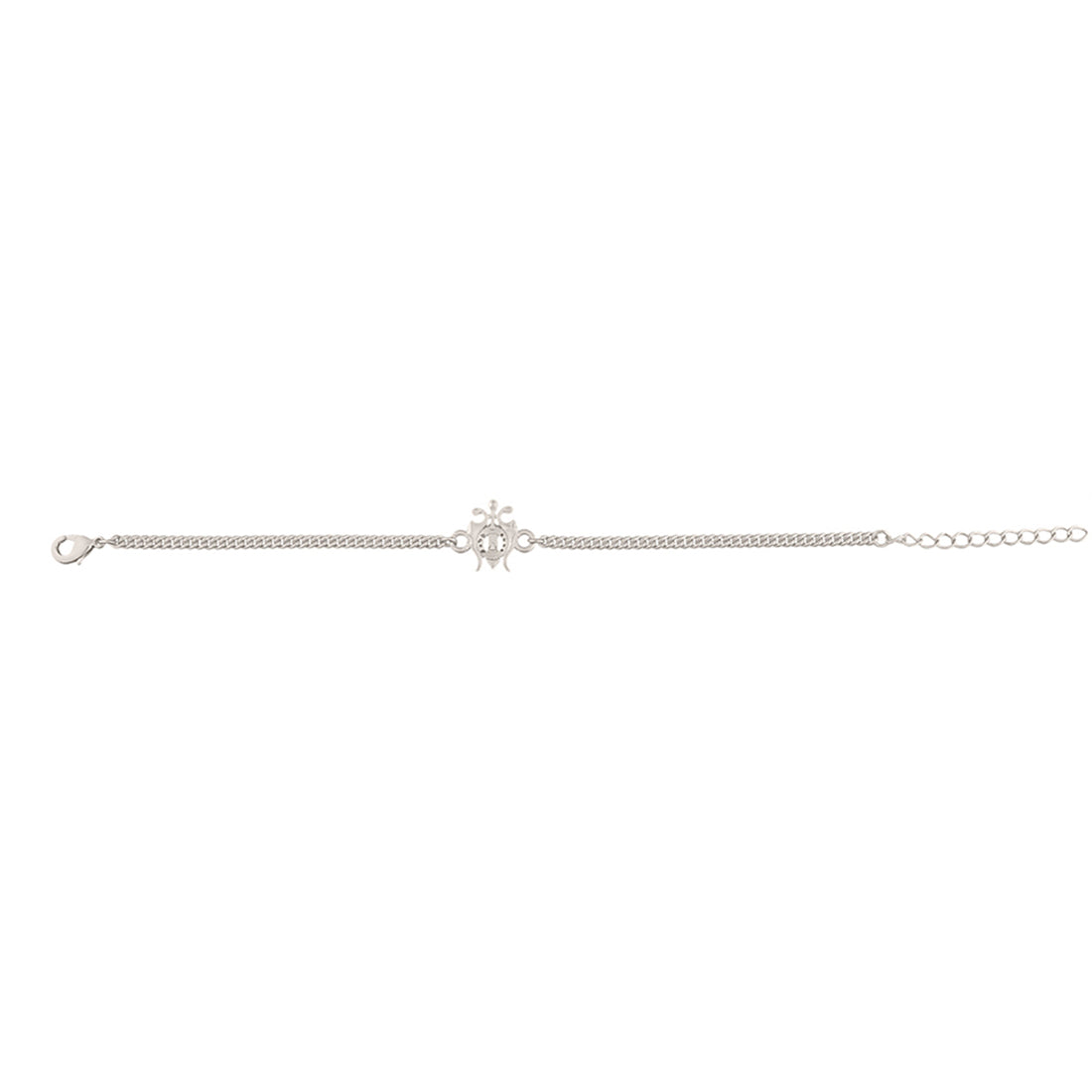 trueBrowns Trishul Silver Tone Bracelet Rakhi | Swadesiicart