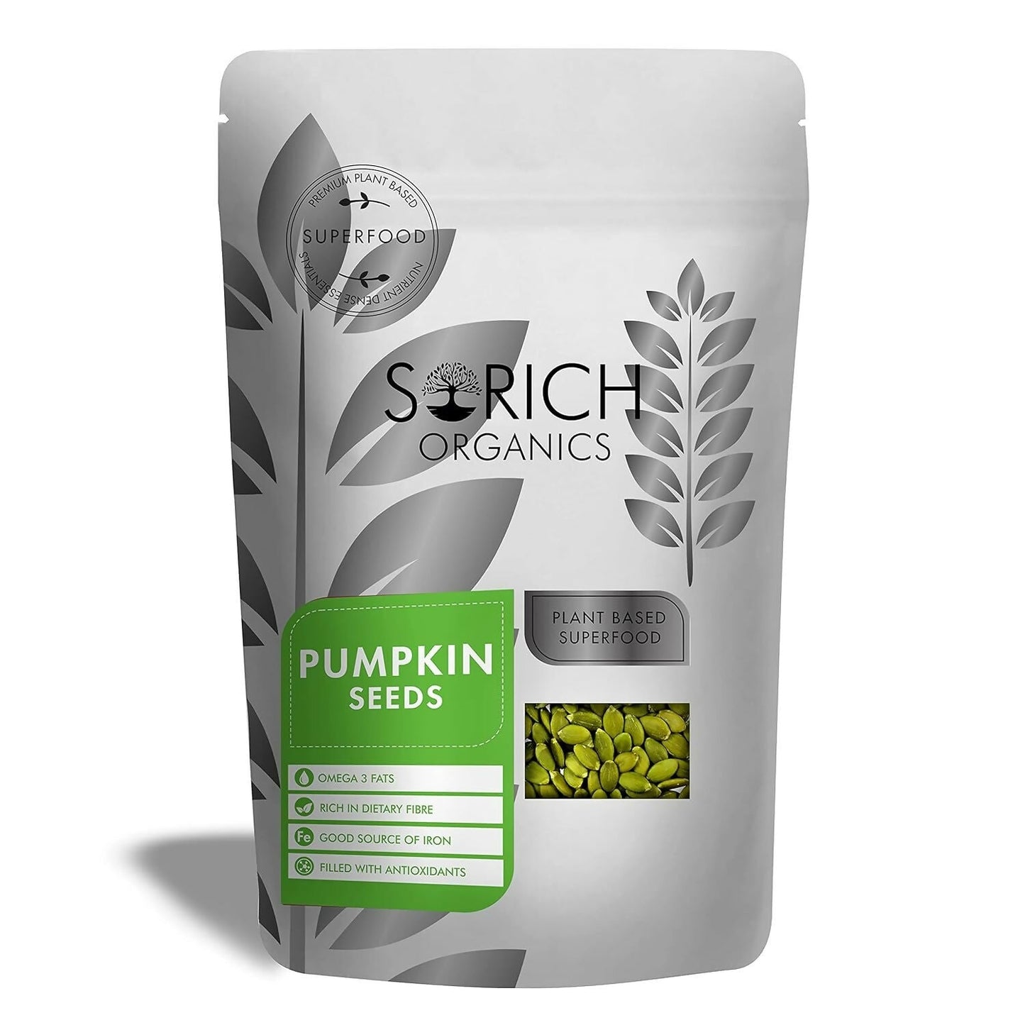 Sorich Organics Raw Pumpkin Seeds - Swadesiicart
