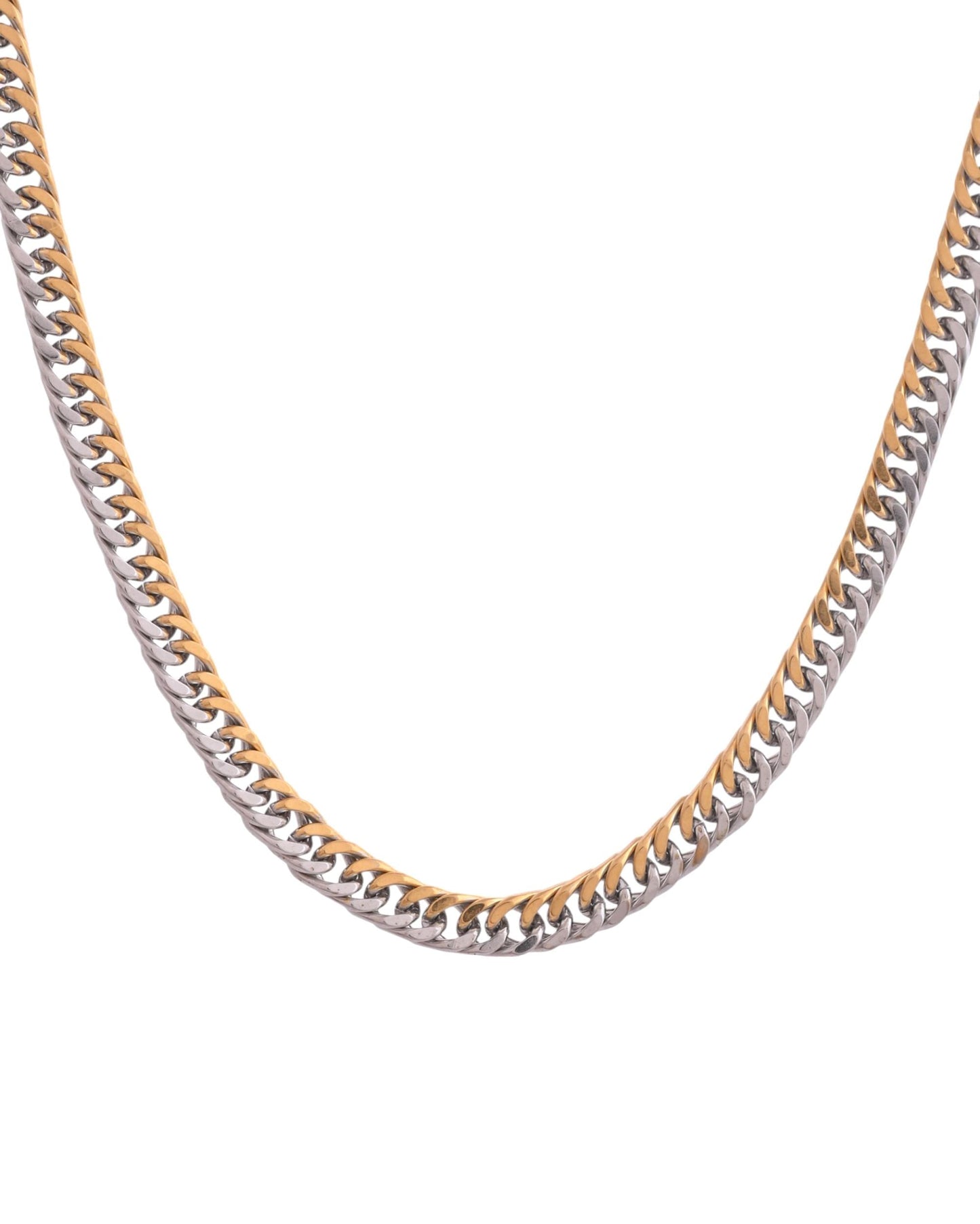 VOJ Men Dual-Plated Stainless Steel Fashionable Chain - Swadesiicart