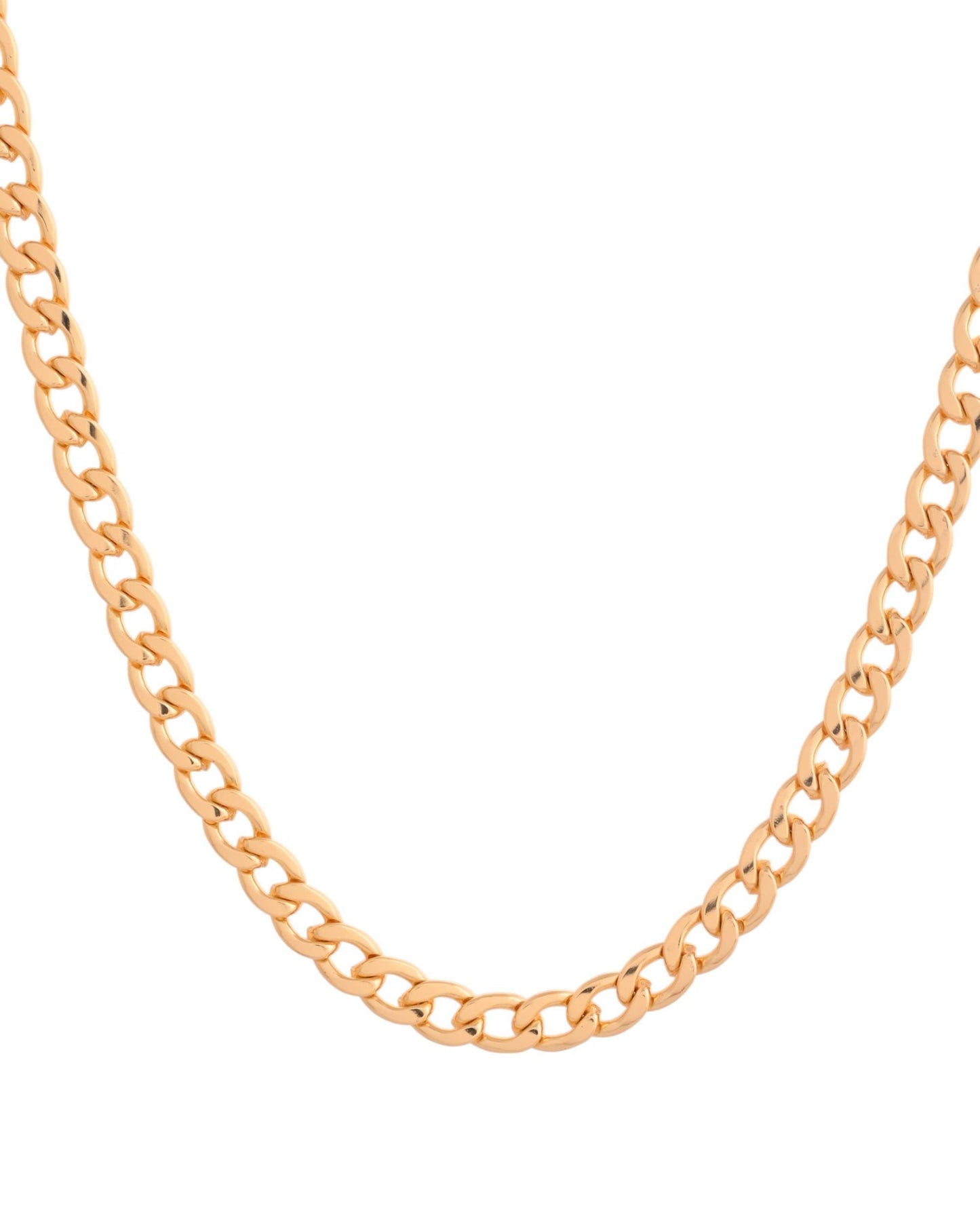 VOJ Gold Polished Stainless Steel Classic Linked Chain For Men - Swadesiicart