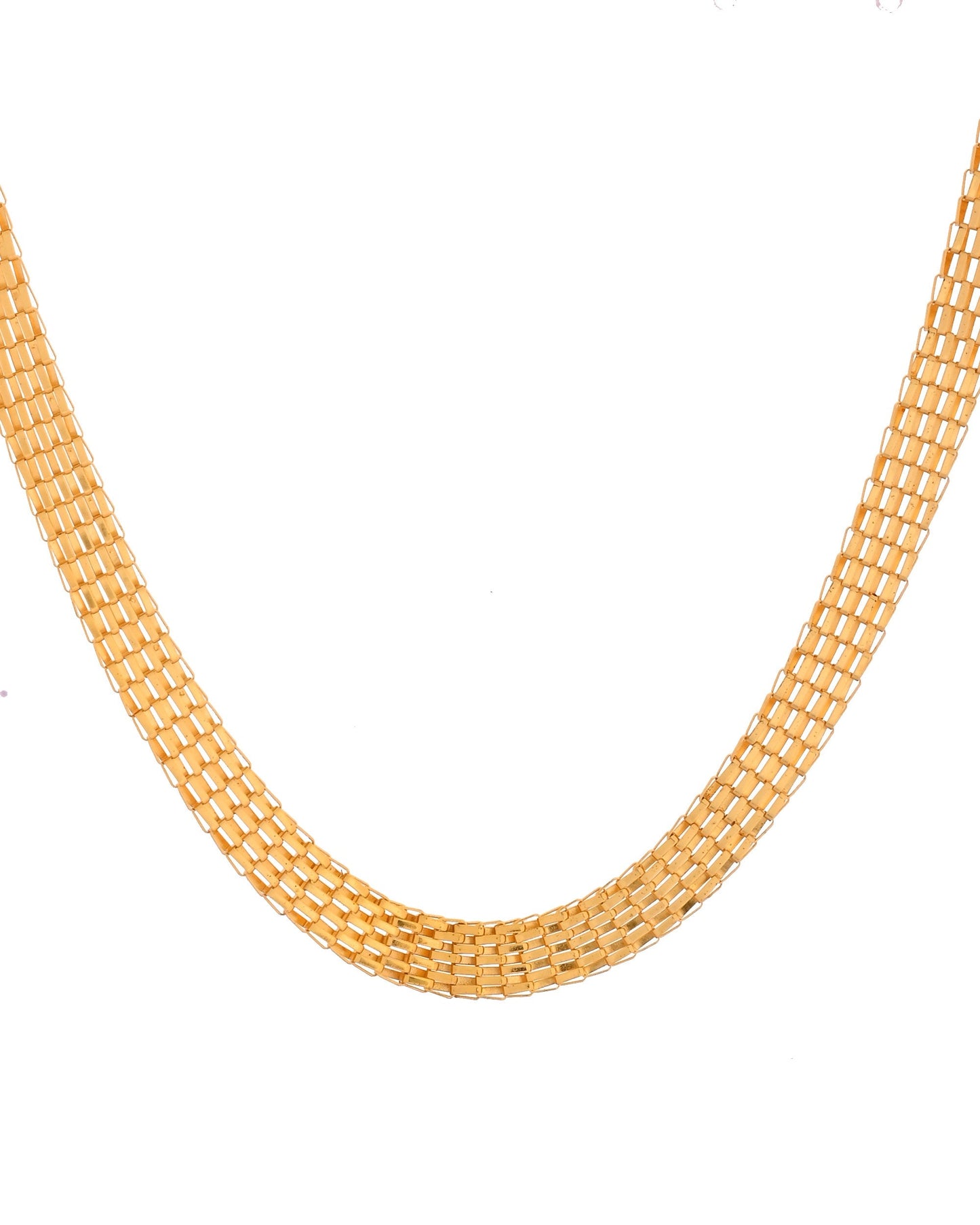 VOJ Men Gold Polished Think Classic Chain - Swadesiicart