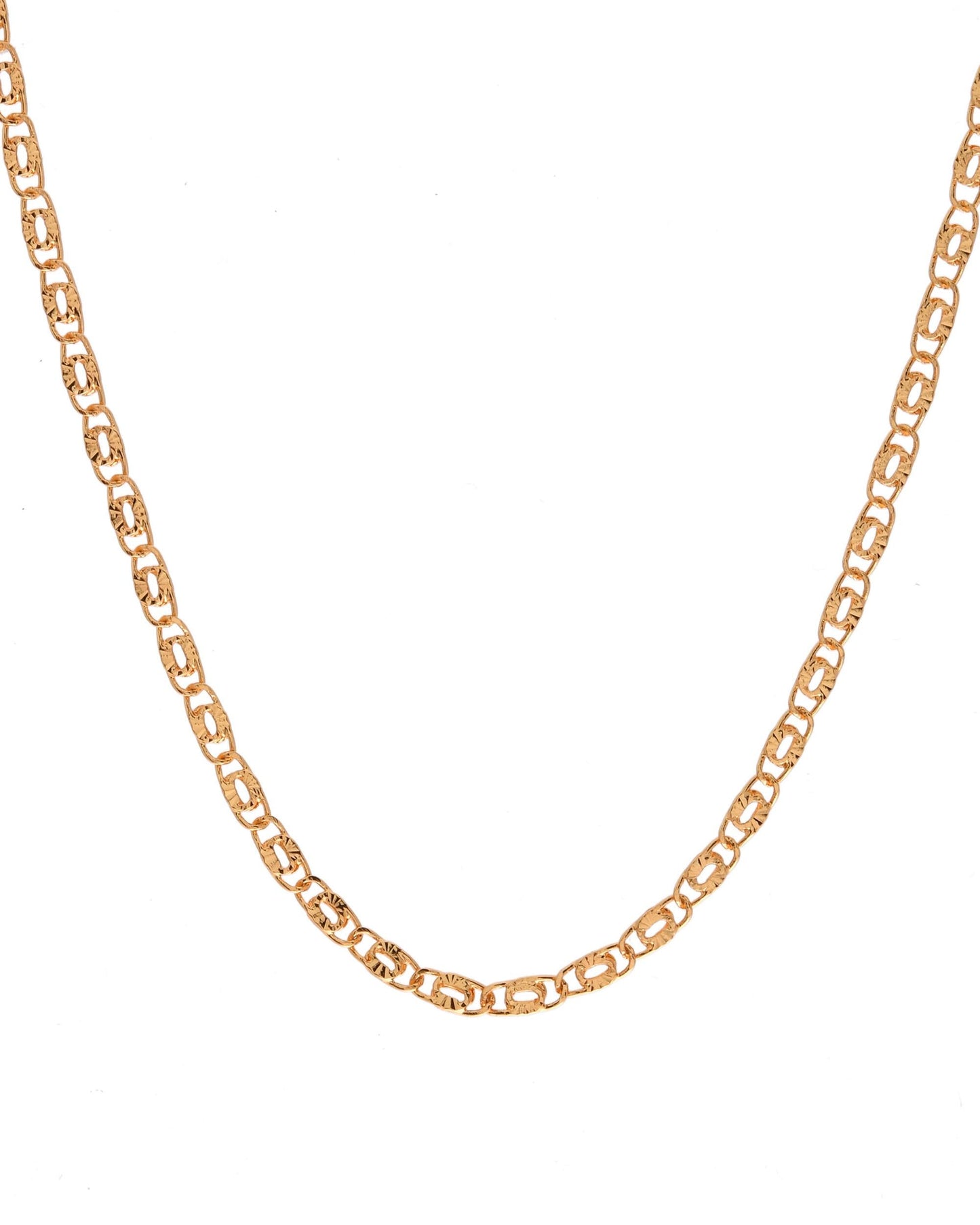 VOJ Gold-Polished Designer Women Chain - Swadesiicart
