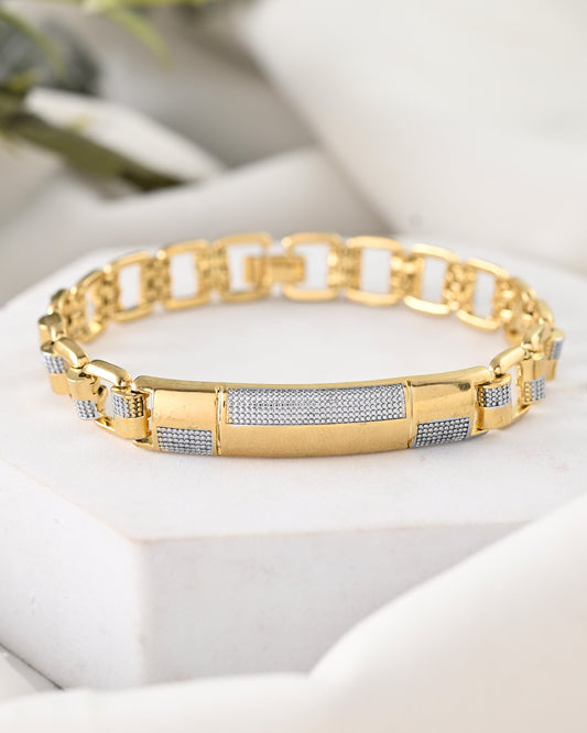 VOJ Dual Toned Men's Desgner Bracelet
