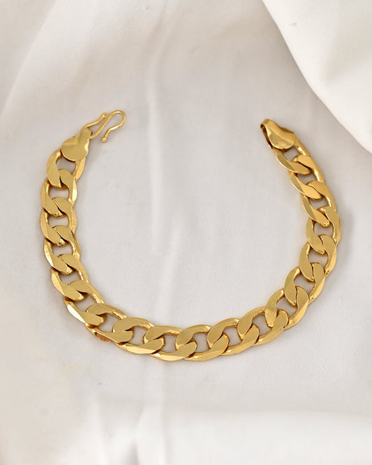 VOJ Gold Toned Elegent Men's Bracelet