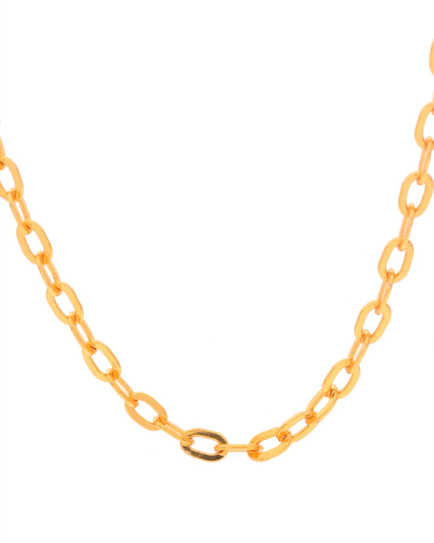 VOJ Women Gold-Polished Linked Chain - Swadesiicart