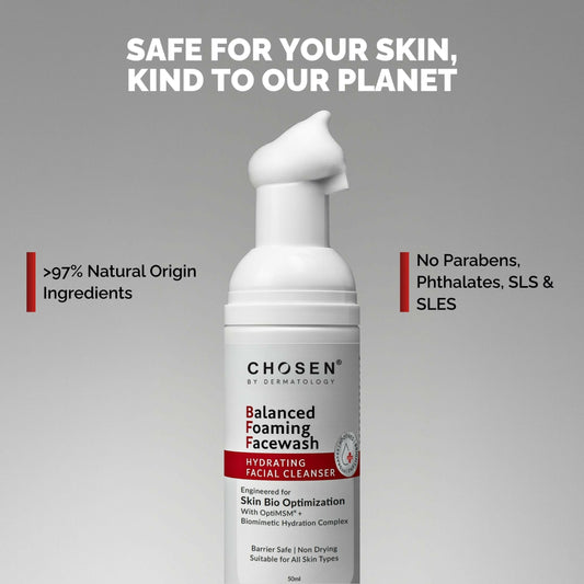 Chosen Balanced Foaming Facewash Daily Face Cleanser With Optimsm